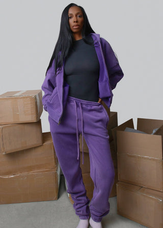 Purple vintage hoodie - nineth closet