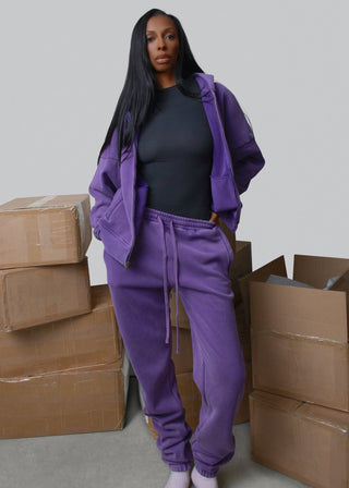 Purple vintage jogger - nineth closet