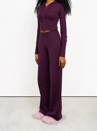 NINETH Knit Pant (Plum)