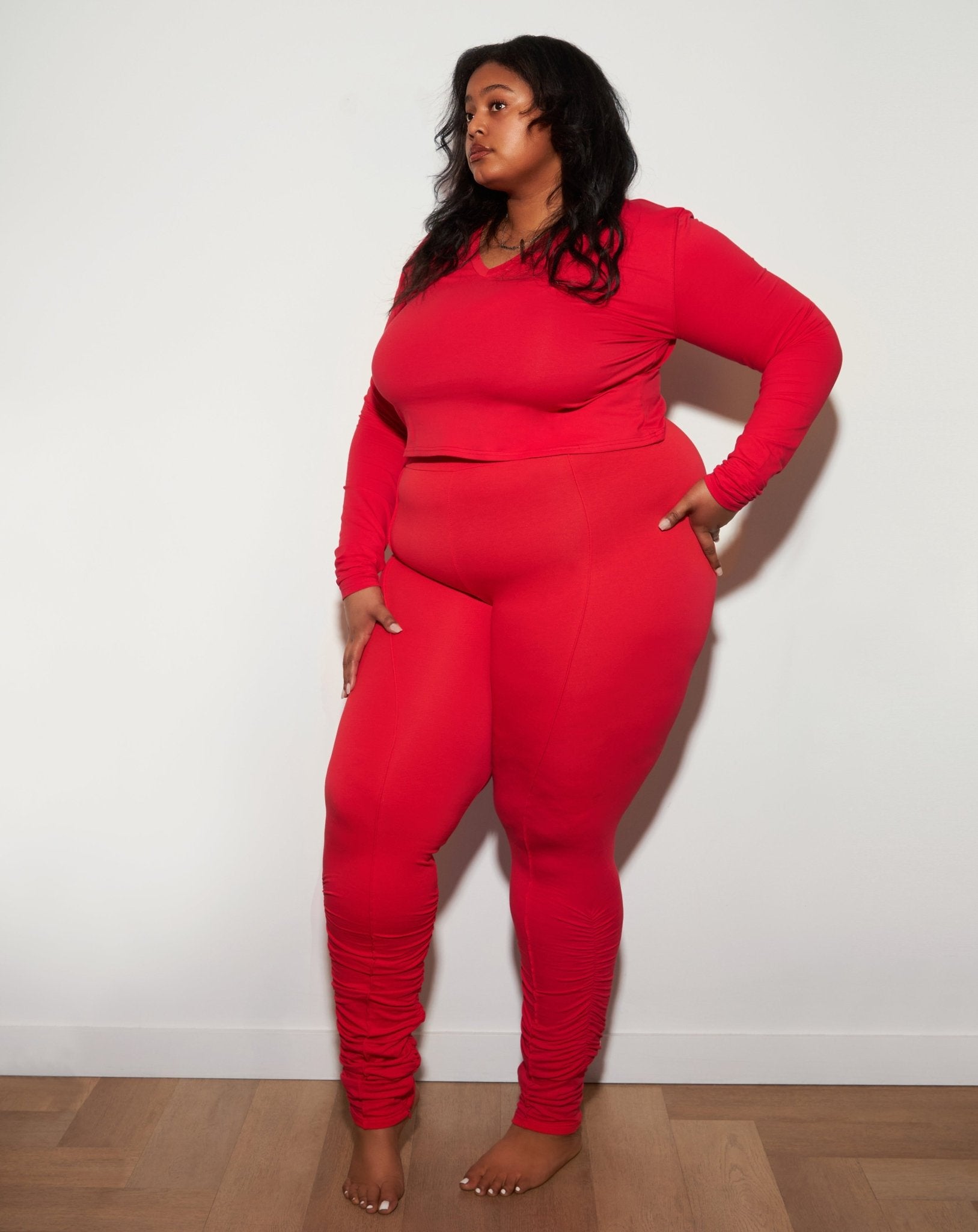 Stacked leggings (RED) – nineth closet