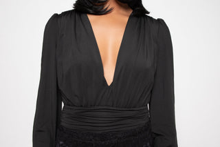 TIA Bodysuit (black) - nineth closet